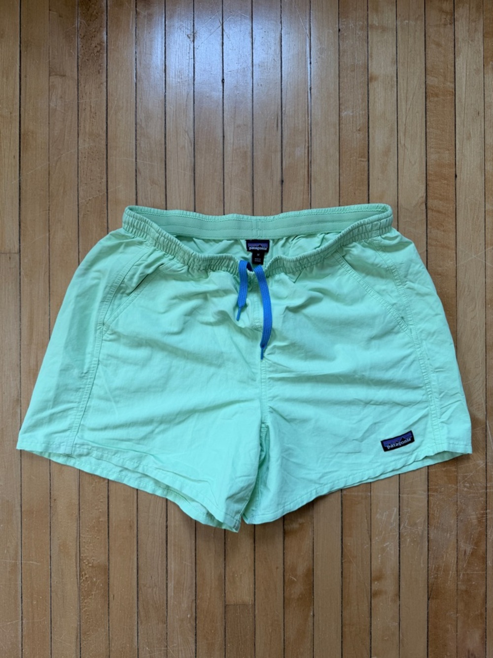 Vintage Patagonia Barely Baggies Shorts  Women’s Light Lime Green Sz. M